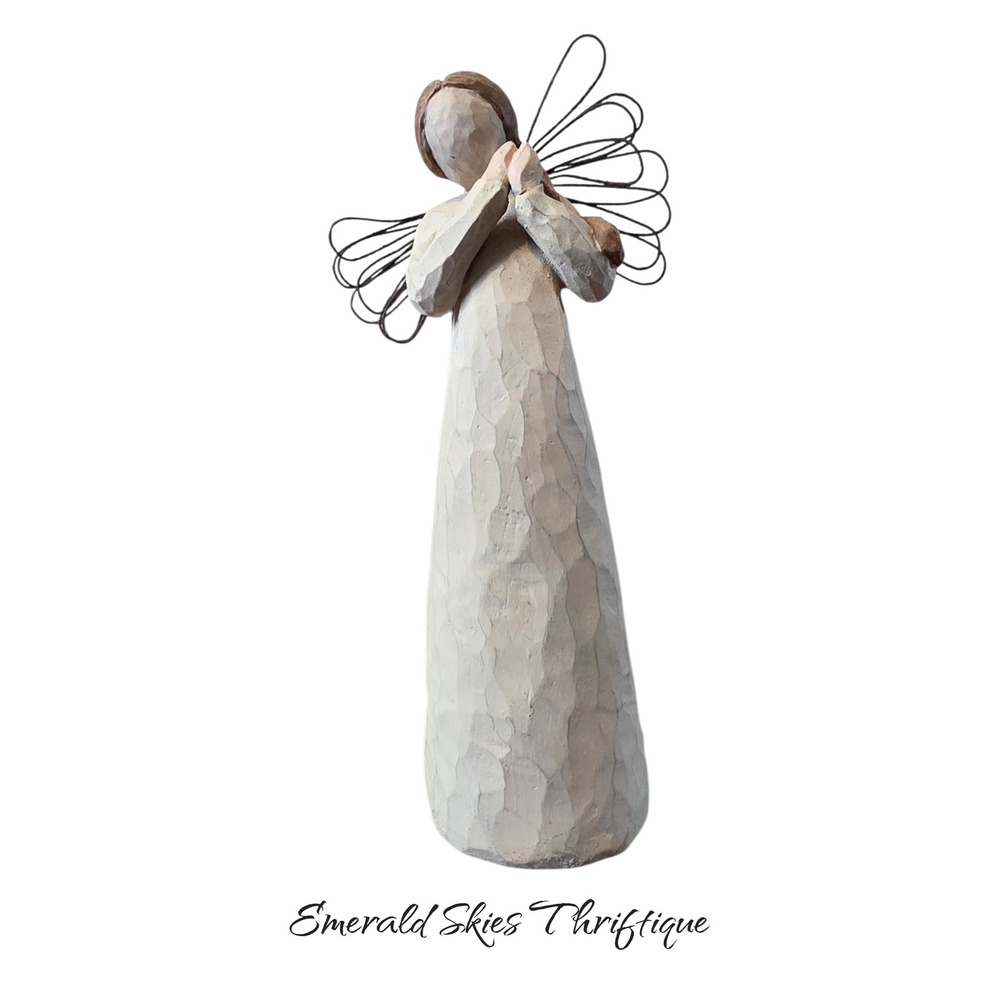 Willow Tree 'Angel of Joy' DEMDACO Sculpture 8"  Sue Lordi 2000 free ship no box